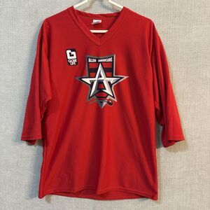 Allen Americans Ice Hockey Red Jersey Shirt YOUTH (18-20)